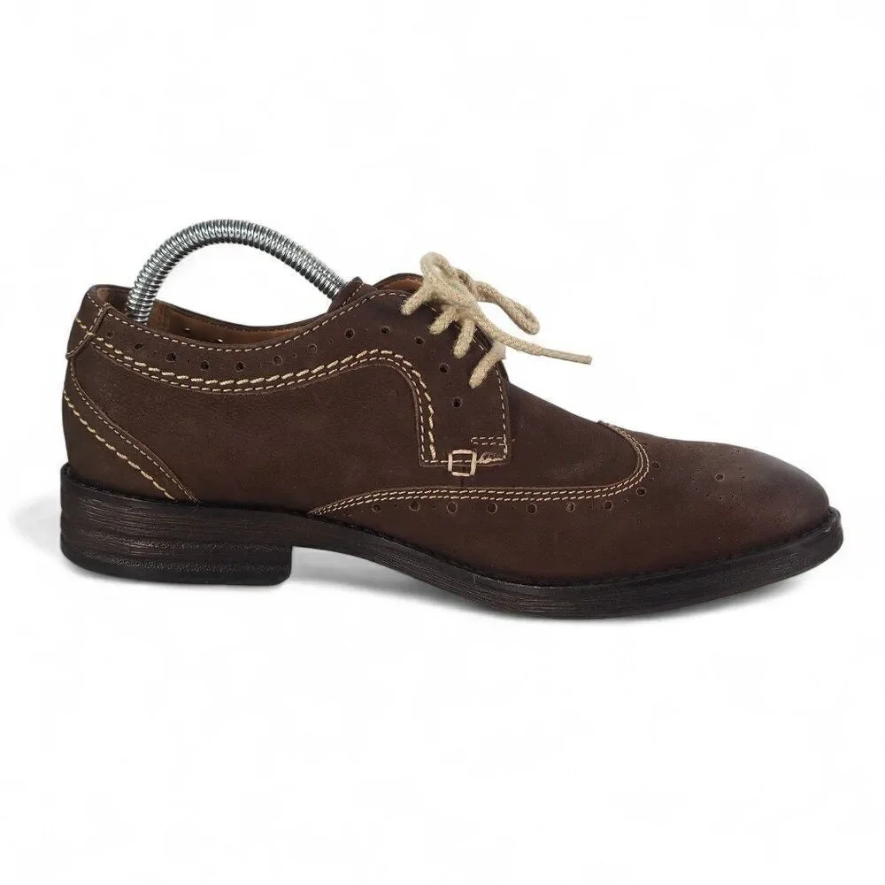 Clarks Collection Delsin Wingtip‎ Brogue Oxfords Brown 26105827 Men's 8M